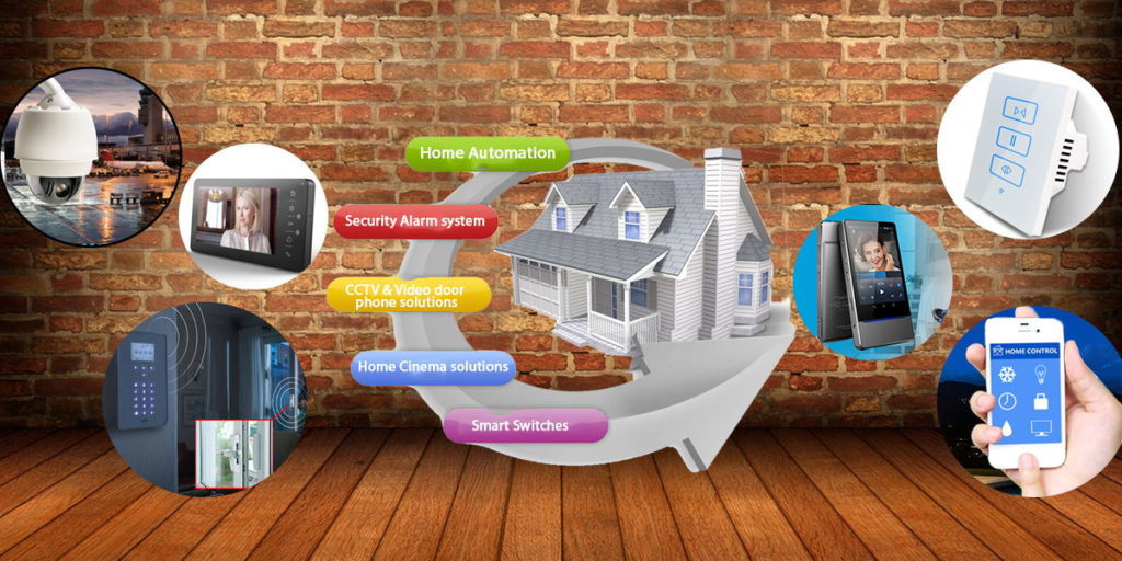 Home Automation Solution Wireless Smart Touch Panels.